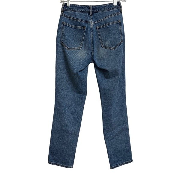 PacSun Distressed Mom Jeans Women's Size 24 Blue Ripped High Waist Grunge Y2K - Picture 2 of 15